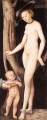 Venus und Amor mit einem Honeycomb Lucas Cranach der Ältere Nacktheit